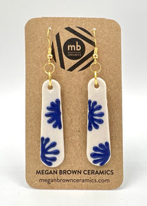 Blue Starburst Earrings