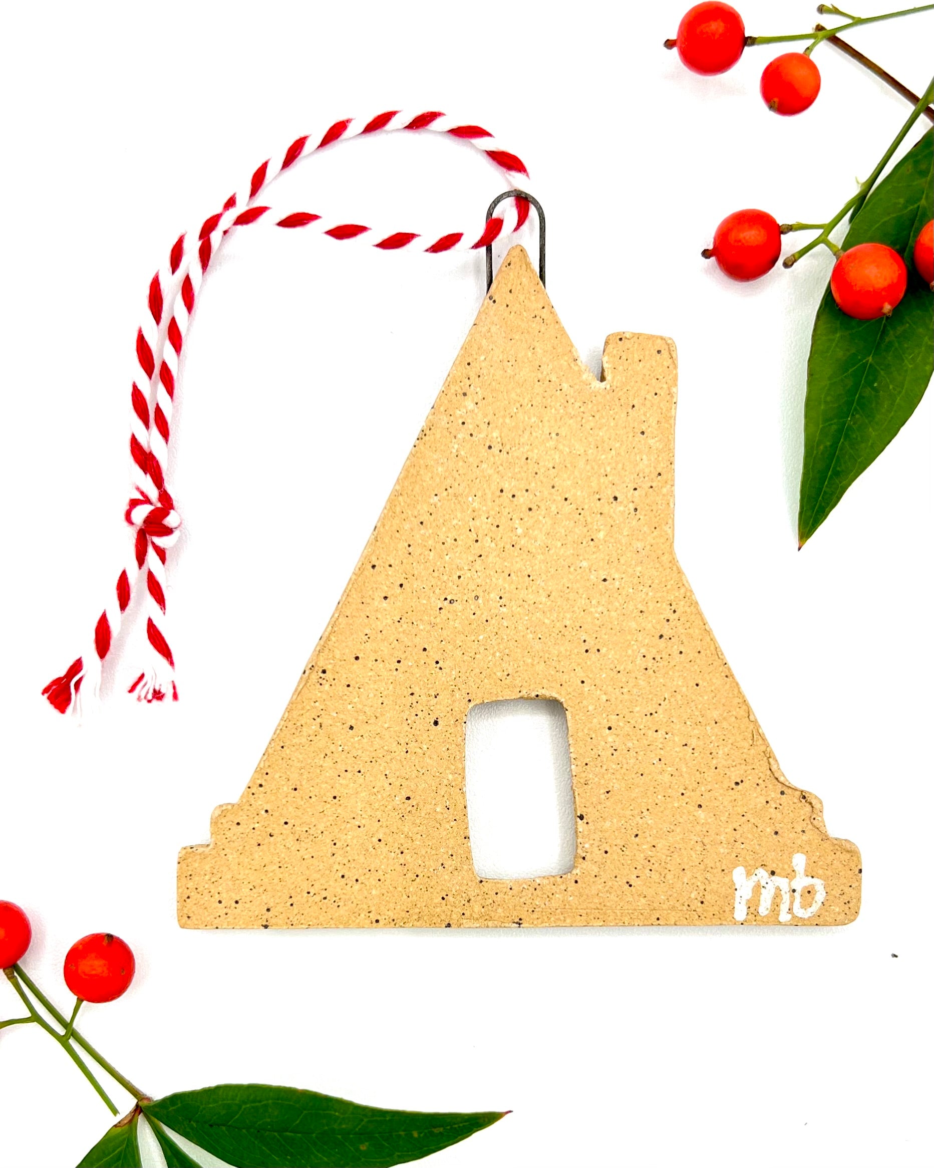 A-Frame Gingerbread Ornament