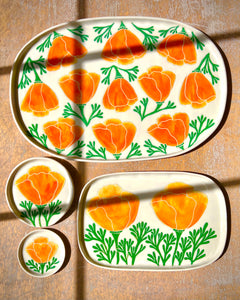 California Poppy Plate