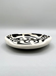 Flora B&W Spoon Rest