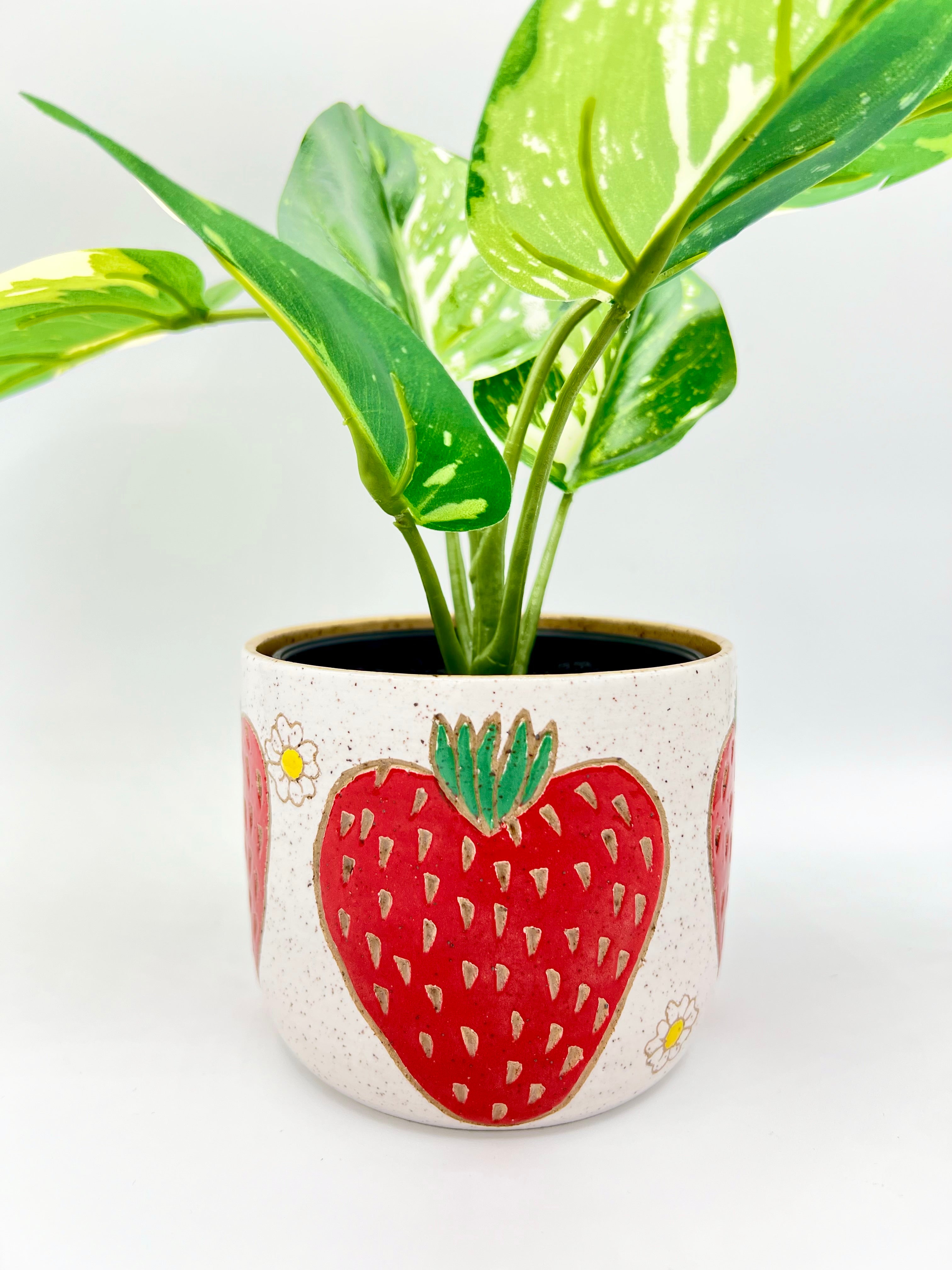 Strawberry Round Planter