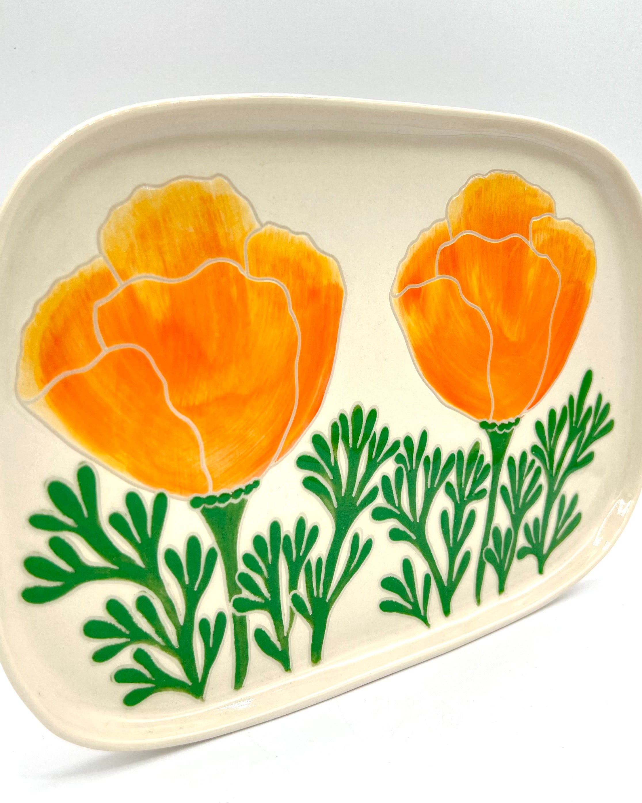 California Poppy Plate
