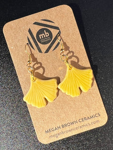 Ginkgo Leaf Earrings