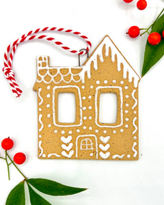 Icicle Gingerbread Ornament