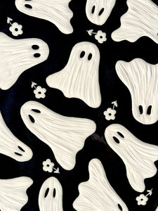 Floral Ghost Platter