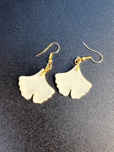 Ginkgo Leaf Earrings