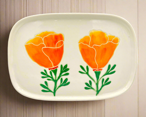 California Poppy Plate