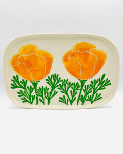 California Poppy Plate