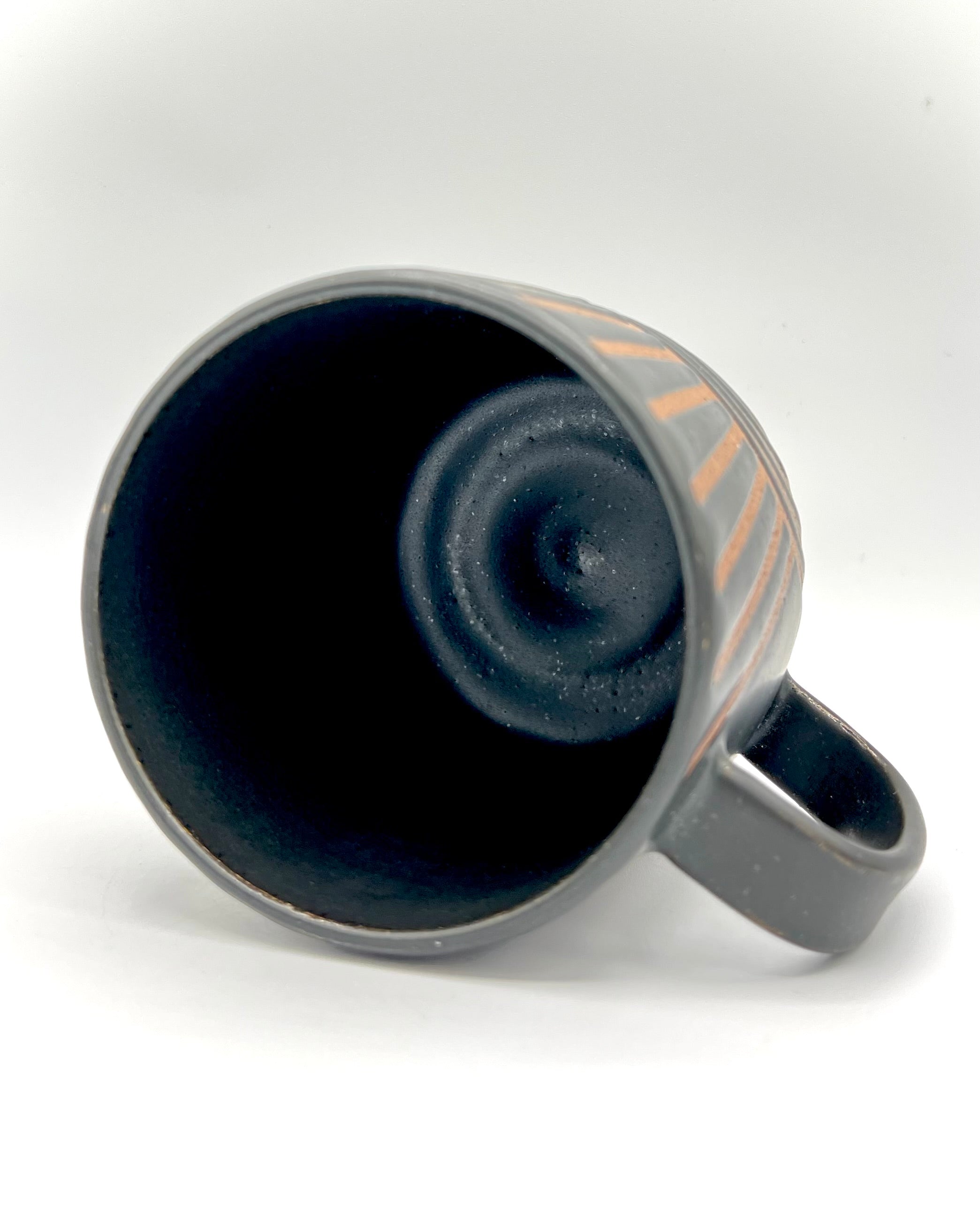 Black Matte Sunrise Cappuccino Mug