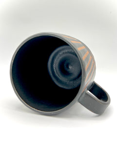 Black Matte Sunrise Cappuccino Mug