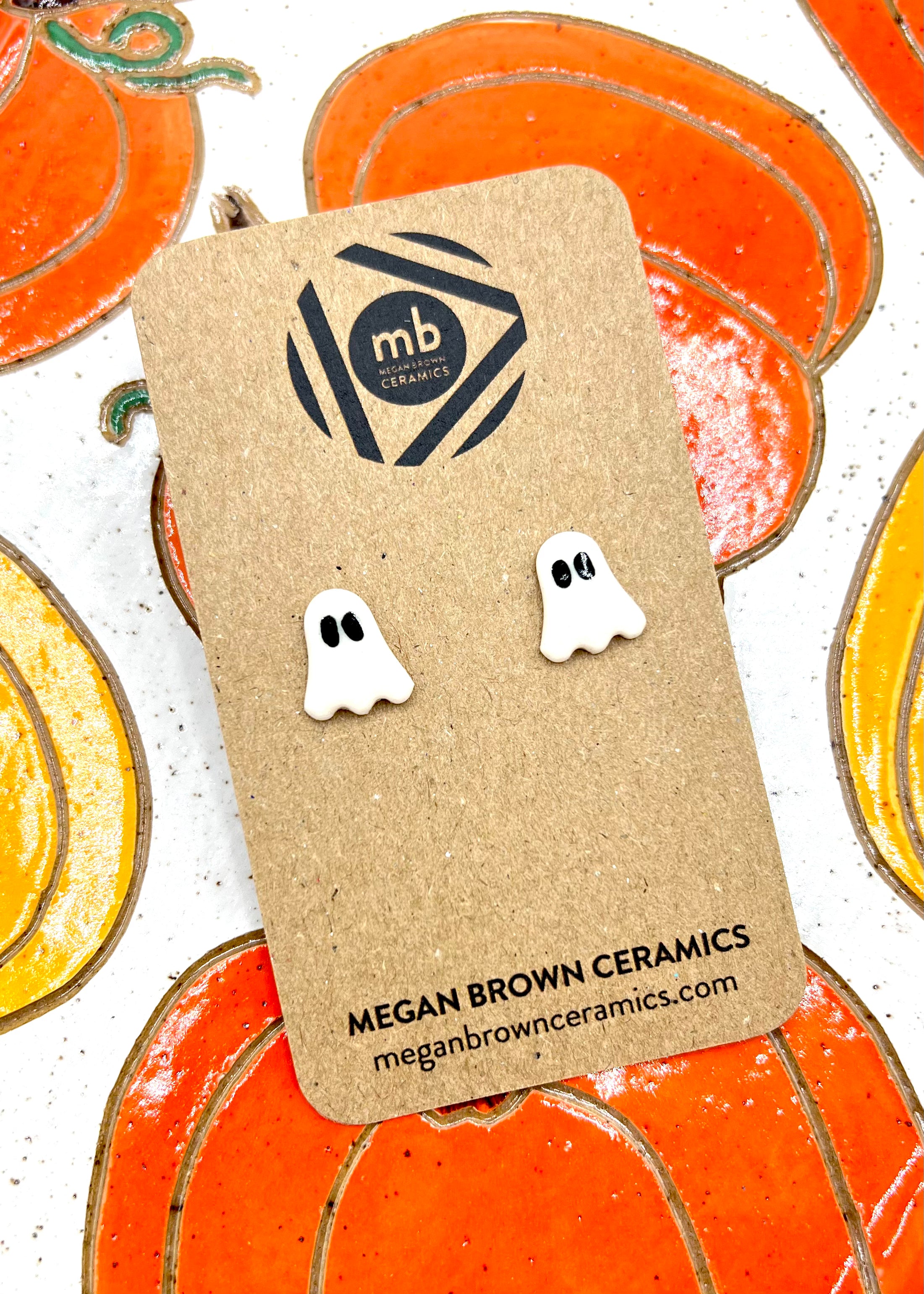 Ghost Stud Earrings