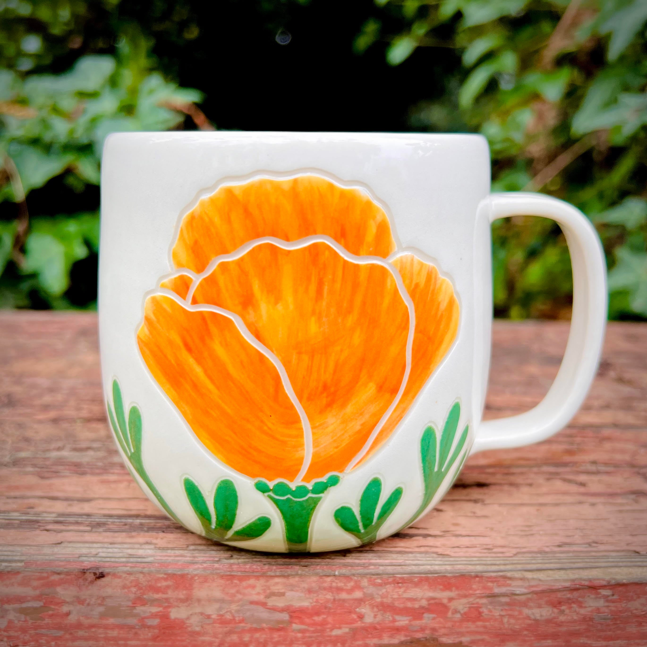 California Poppy Mug